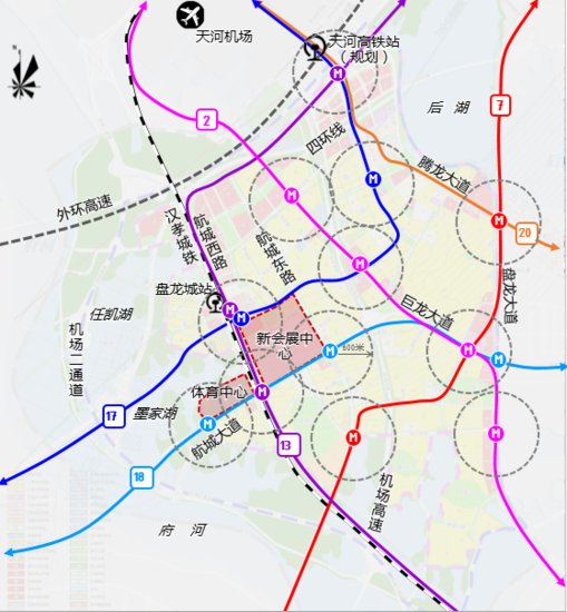 武汉<em>地铁</em>13、17号线将于25年前通车，会展城、三大<em>火车</em>站连接成...