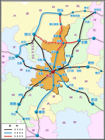 延榆高铁计划今年12月开工 为陕西“市市通高铁”的最后一站