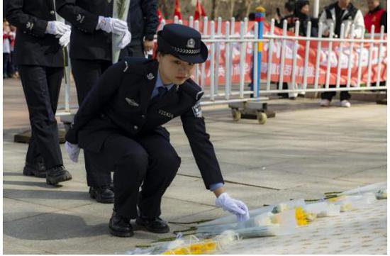 哈尔滨市公安局香坊分局组织开展清明节纪念活动