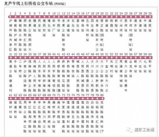 上海这些含“龙”字<em>的公交</em>线，你都乘坐过吗？