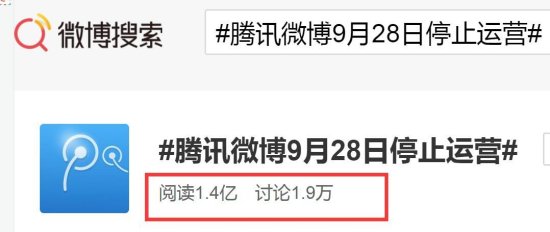 <em>腾讯微博</em>9月28日停止运营 网友：以为早就没了