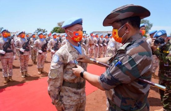 Chinese peacekeeper to South Sudan (Wau) awarded UN...