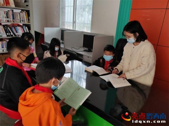 兴义市三江口镇组织开展“我的书屋·我的梦”农村少年儿童阅读...