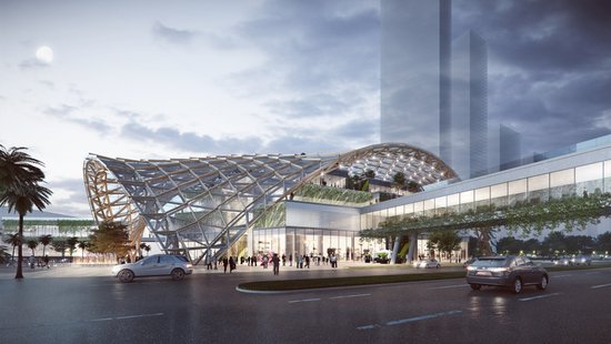 预计明年6月竣工！广州金融城站综合交通枢纽进度刷新