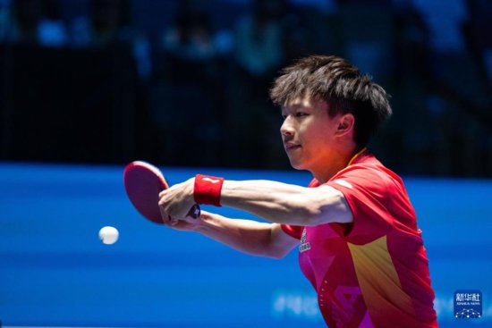 乒乓球——澳门世界杯：林高远平托米<em>斯拉夫</em>·普卡