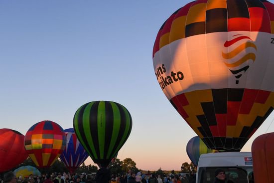 新西兰举行2024怀卡托热气球节