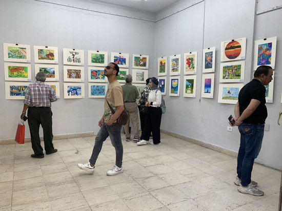 “走近原生态”儿童画国际巡展在开罗展出