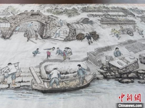 浙江草根画家绘就乡愁画卷 传承旧时美好乡土文化