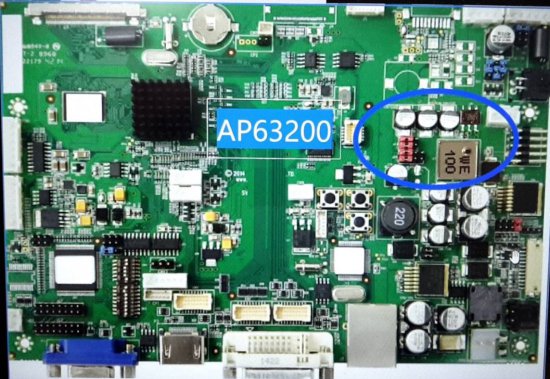 基于DIODES AP63200 Low EMI 24V DC<em>转换</em>之医疗<em>显示器</em>电源...