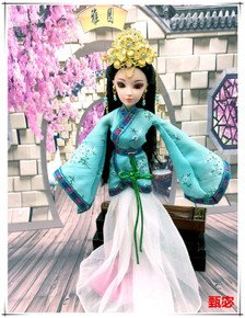中国 娃娃/古装娃娃衣服换装洋娃娃仙子中国贵妃芭芘比娃娃女孩玩具公主...