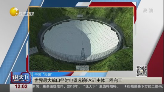 中国 主体/中国“天眼”：世界最大单口径射电望远镜FAST主体工程完工