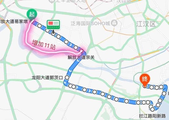 武汉531<em>公交车</em>路线查询及最新<em>路线图</em>
