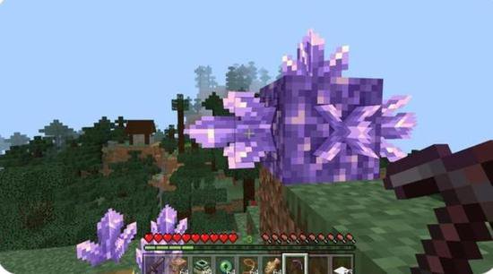 我的世界<em>紫水晶</em>块可以生长出<em>紫水晶</em>碎片吗