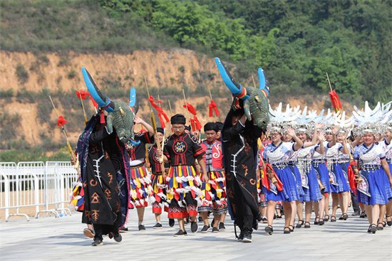 贵州三都举行2023年中国水族端节开端大典-新华网