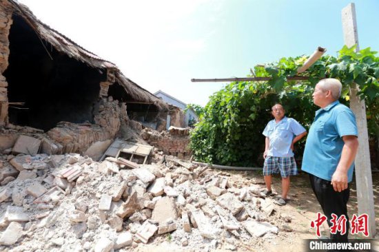 走访山东德州平原震中现场 村民已恢复正常生活
