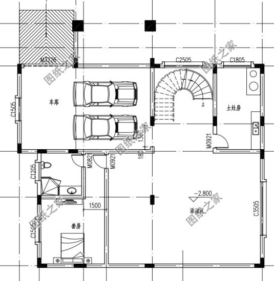 2020农村新款别墅图带地下室<em>设计图</em>，完美解决采光和潮湿的问题