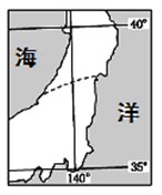 北京/下图中的虚线为某水平自然带在图示地区分布的最北界线。与该...