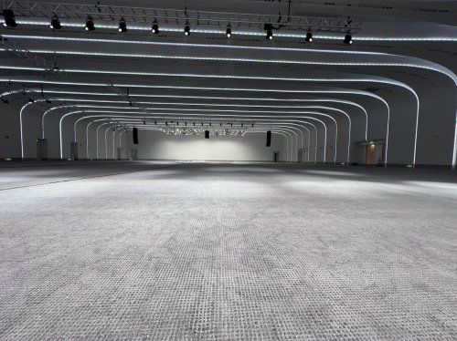 近3000平米！北京中关村论坛永久会址迎来最大地毯