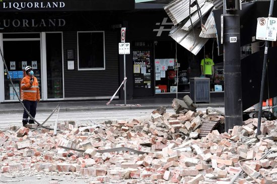 澳大利亚东南部<em>发生</em>5.9级地震<em> 墨尔本</em>有建筑受损