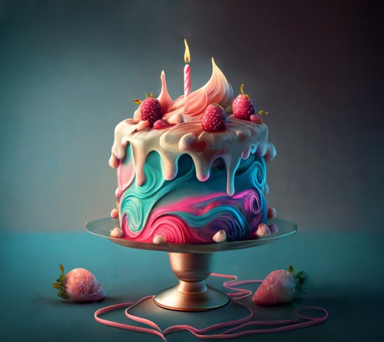点燃蜡烛<em>的生日蛋糕图片</em>