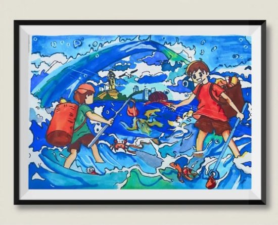 获奖公示 | “保护蔚蓝海洋，你我‘童’行”主题绘画大赛结果...