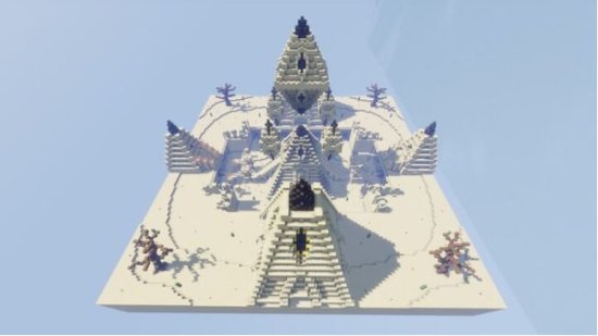 属于《我的世界》玩家的倔强 用<em>方块</em>造出三角<em>形</em>建筑 结果成为神作