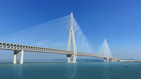 在汉央企助力常泰长江大桥南岸边跨钢梁合龙
