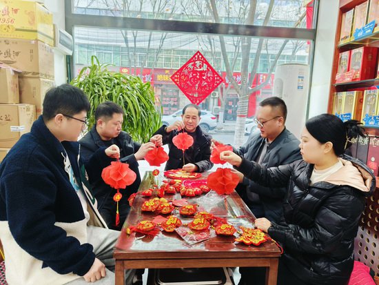 陕西子洲县局（分公司）助力客户营造喜庆节日氛围