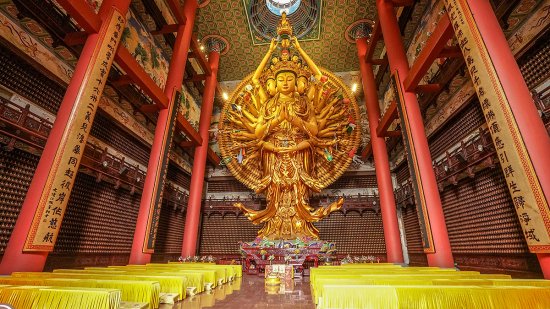 金山区东林寺，上海境内奇特<em>景观寺庙</em>，一座景色清奇的历史名寺