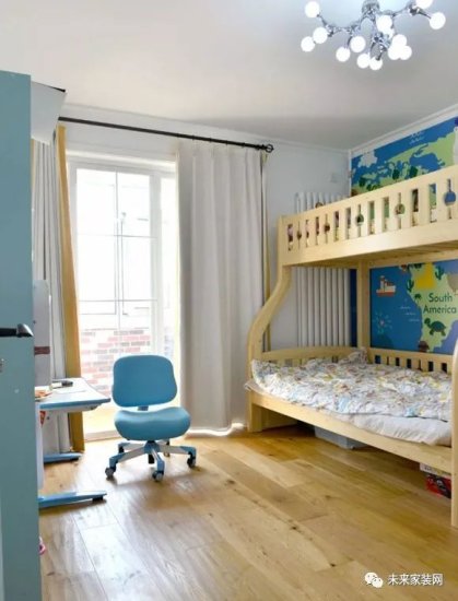 二孩家庭看过来，19套配<em>上</em>下床的<em>儿童房装修设计</em>，真心很实用！