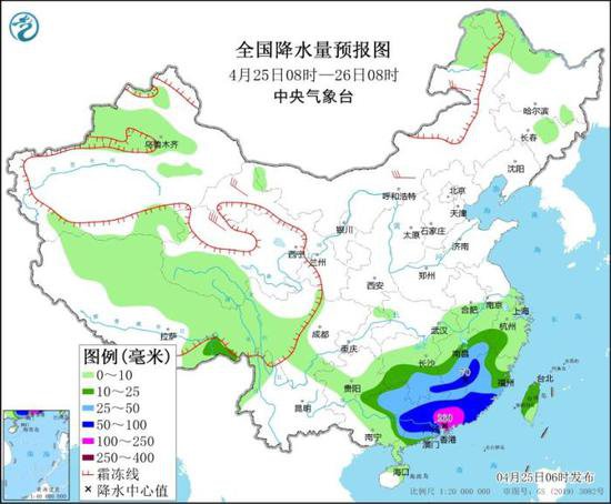 中央气象台：广西东部广东等地有强降水和强对流