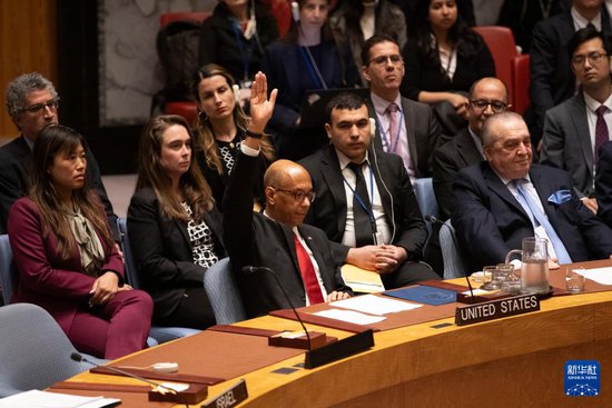 美国否决关于巴勒斯坦申请成为<em>联合国</em>正式会员国的决议草案