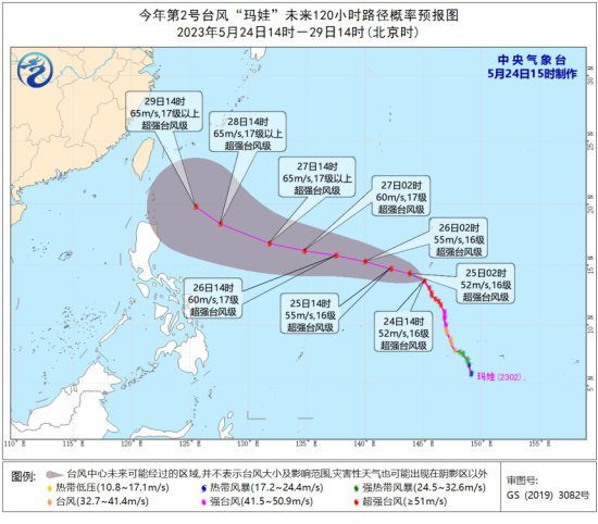 超强台风“玛娃”趋向我国东部沿海 专家：对<em>海南</em>基本无影响