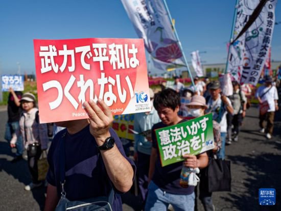 守护宪法 不要战争——日本3万多民众举行护宪集会