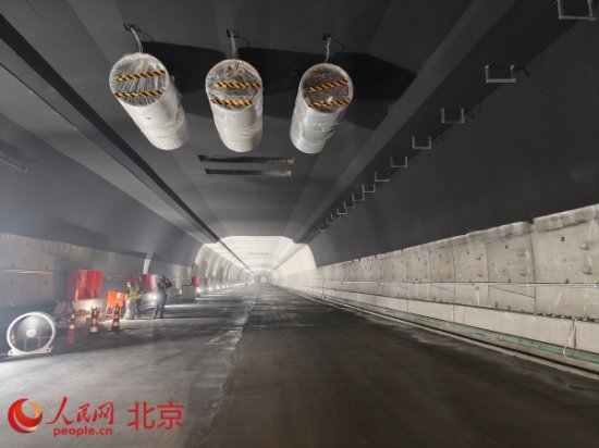 北京东六环改造地下隧道“样板间”初亮相