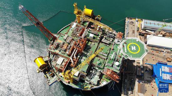 亚洲首艘圆筒型浮式生产储卸油装置建造完工