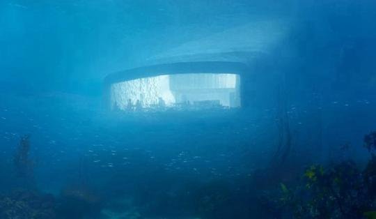 世界上<em>最大的</em>水下餐厅将开业 先睹为快