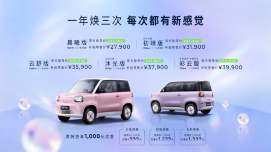 知豆汽车发布“微+战略” 首款车型彩虹补贴零售价2.79万元起