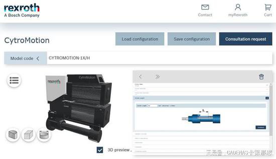 博世力士乐发布在线配置液压系统3D CAD目录
