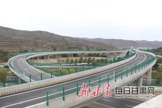公航旅集团投资建设的S60会宁至老君坡段高速公路建成通车