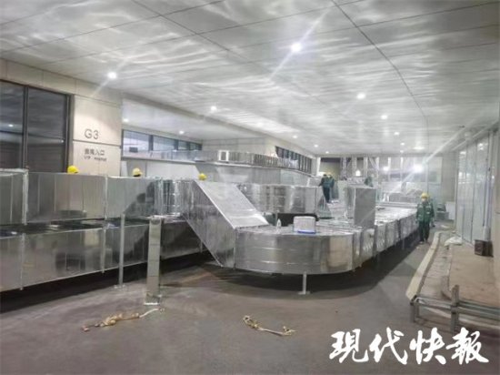1.2万㎡700张床位！南京青奥体育馆方舱医院已具备使用条件