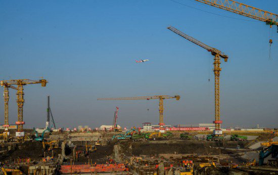 东方枢纽<em>上海东站</em>建设进入新施工阶段，已开挖出土53万立方米