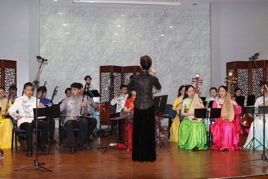 庆祝国际中文日 南京大学民乐团在内罗毕大学演出