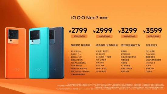 iQOO7竞速版发布会回顾，与Neo7<em>有那些区别</em>？