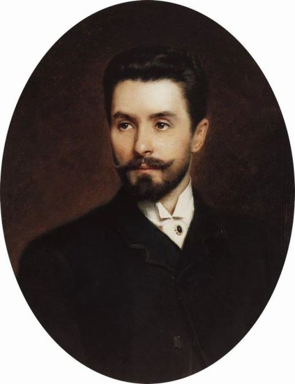 俄罗斯绘画大师，马科夫斯基的人物肖像