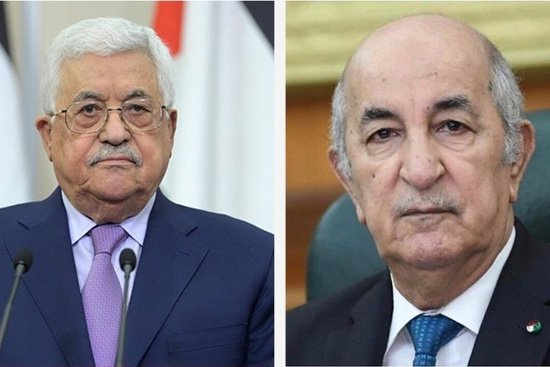 阿尔及利亚总统和巴勒斯坦总统<em>通电话</em> 讨论当前巴以局势