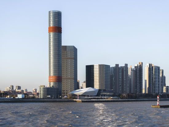 上海水上东大门最新地标建筑群亮相宝山长江口