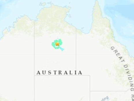 <em>澳大利亚西北部</em>发生5.4级地震 震源深度10千米
