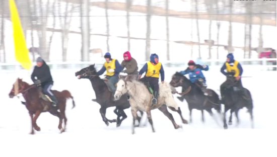冬季刁羊、<em>赛马</em>比赛 上演马背上的“速度与激情”