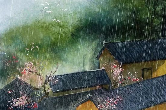 今日雨水 关于雨水节气的文案句子推荐 描写雨水的著名诗词